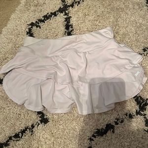 White Athletic Skirt